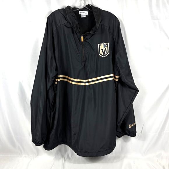 Las Vegas Knights 4XL 1/4 Zip Windbreaker NHL Station Casinos - Picture 1 of 7